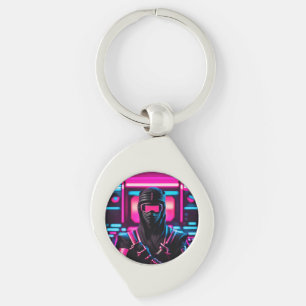 Chaveiro neon ninja
