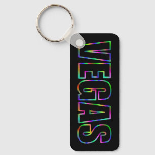 CHAVEIRO NEON OMBRE COLORS VEGAS OUTLINE