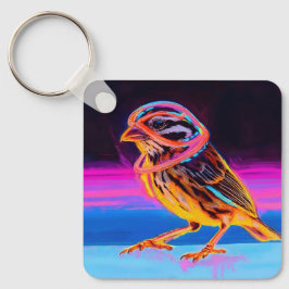 Chaveiro Neon Sparrow com Acentos Brilhantes