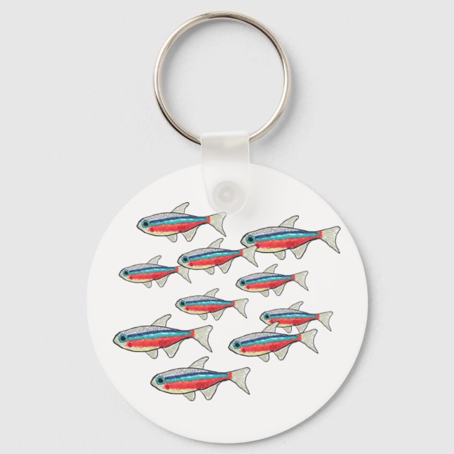Chaveiro Neon Tetra (Frente)