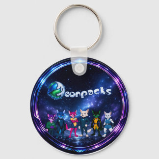 Chaveiro Neonpacks (design circular)
