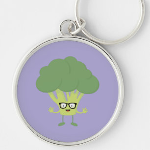 Chaveiro Nerd dos brócolos do Vegan
