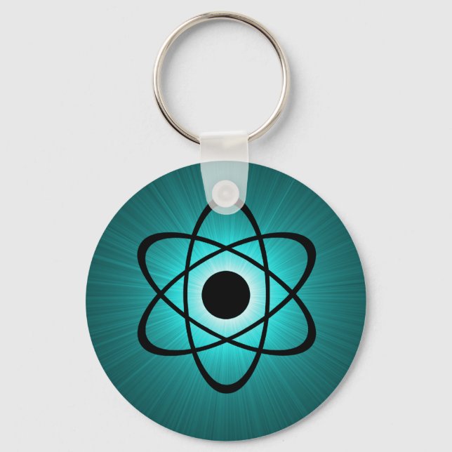 Chaveiro Nerdy Atomic Chaveiro, Teal (Frente)