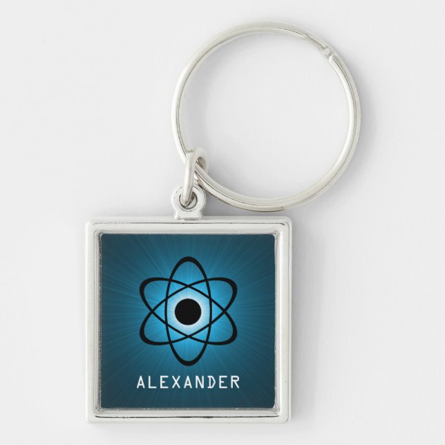 Chaveiro Nerdy Atomic Premium Keychain, Blue (Frente)