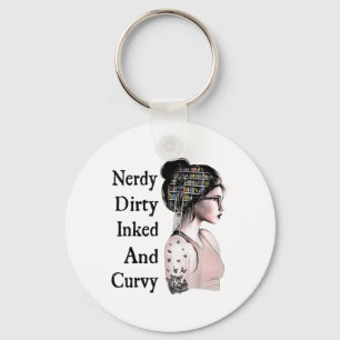 Chaveiro Nerdy Dirty Inked & Curvy Lading Lovers Tatto