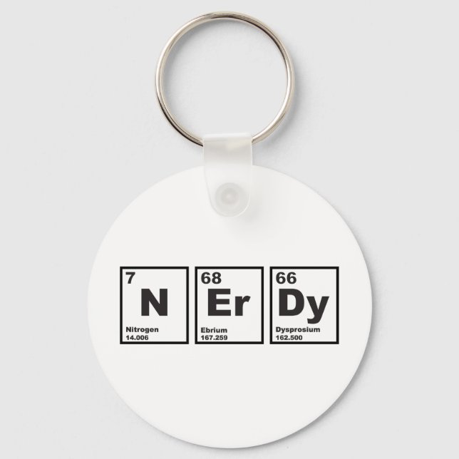 Chaveiro Nerdy Elements (Frente)