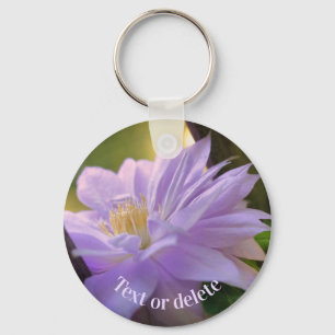 Chaveiro Nestled Clematis Flower Personalizado