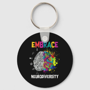 Chaveiro Neurodiversidade Celebre O Espectro Cérebro Autism