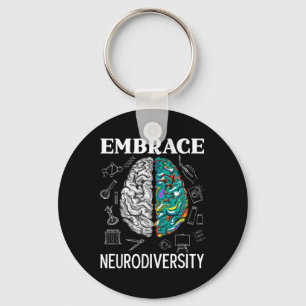 Chaveiro Neurodiversidade e consciência saúde mental