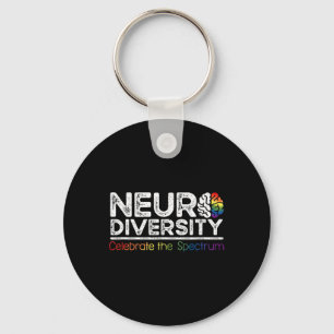 Chaveiro Neurodiversity celebra saúde mental adhd autismo