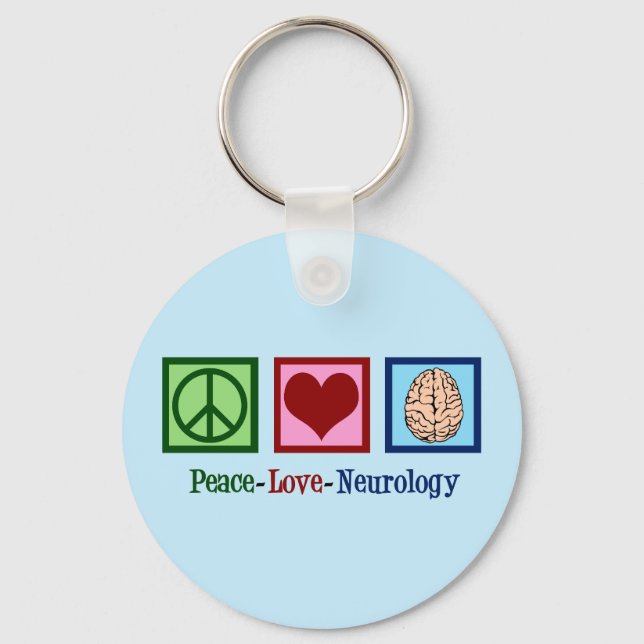 Chaveiro Neurologia do Amor pela Paz - Neurologista (Frente)