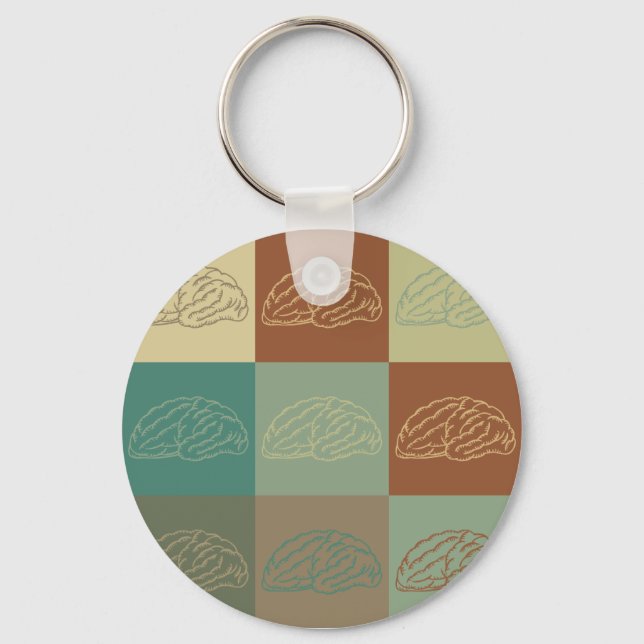 Chaveiro Neurologia Pop Art (Frente)