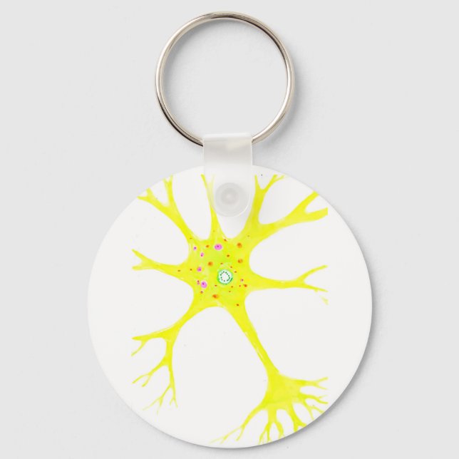 Chaveiro Neurônio amarelo (Frente)