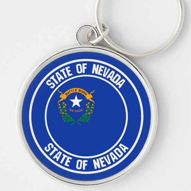 Chaveiro Nevada Round Emblem (Frente)