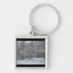 Chaveiro Neve em Dogwood Tree Cote Denis Waitley