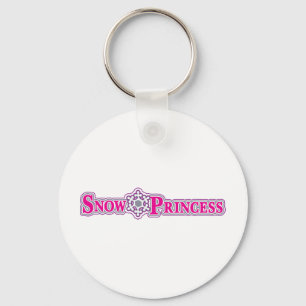 Chaveiro Neve-Princesa-rosa