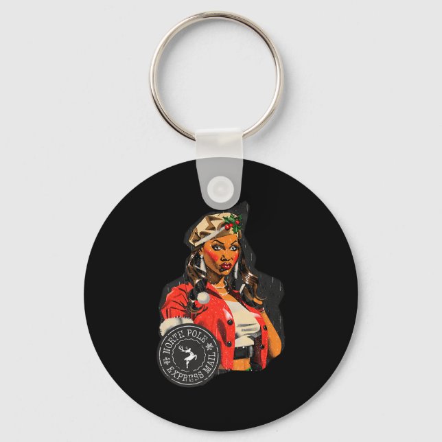 Chaveiro New Christmas North Le Express Mail Design Made Wi (Frente)