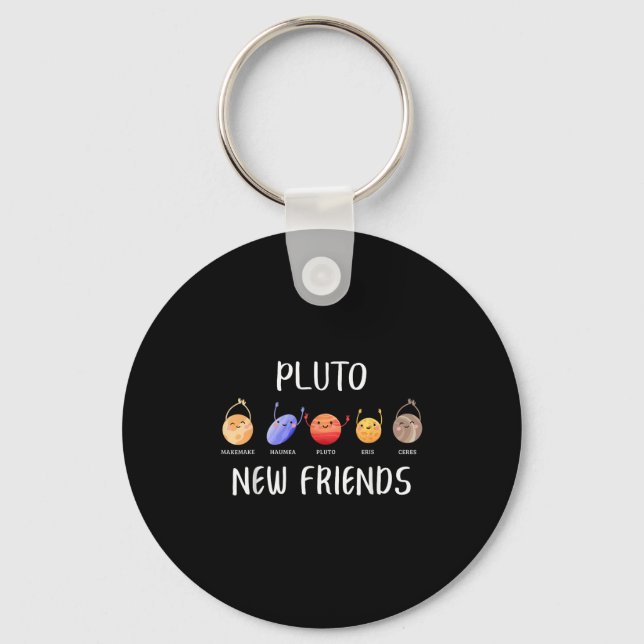 Chaveiro New Friends Dwarf Planets Funny Astronomy Science  (Frente)
