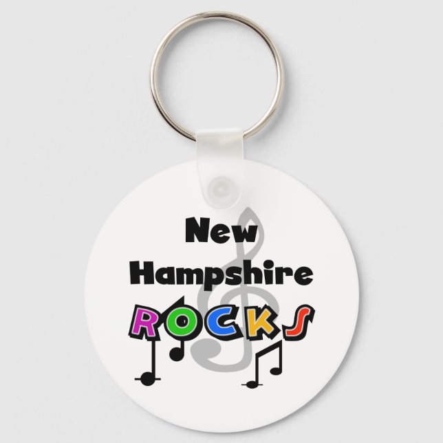 Chaveiro New Hampshire Rocks (Frente)