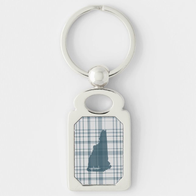 Chaveiro New Hampshire State Plaid Keychain (Frente)