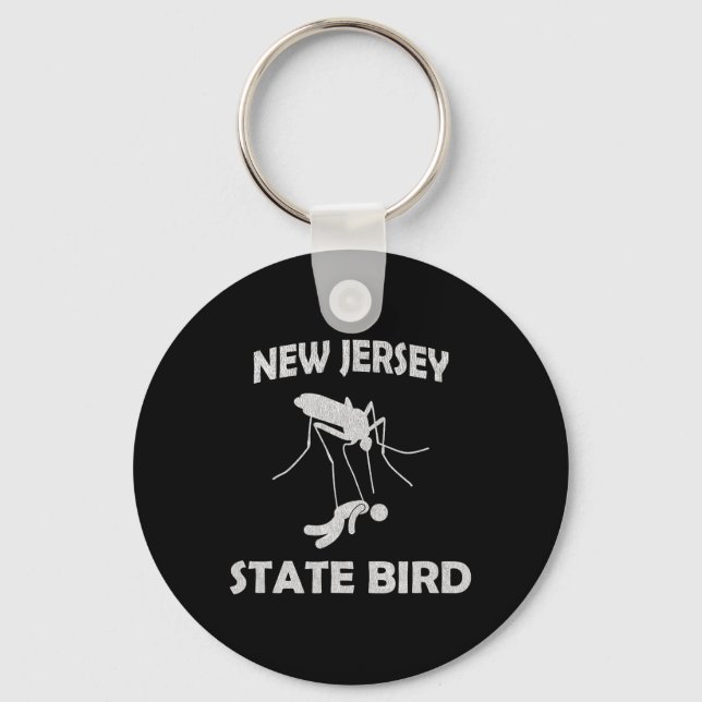 Chaveiro New Jersey Mosquito State Bird Funny Outdoors  (Frente)