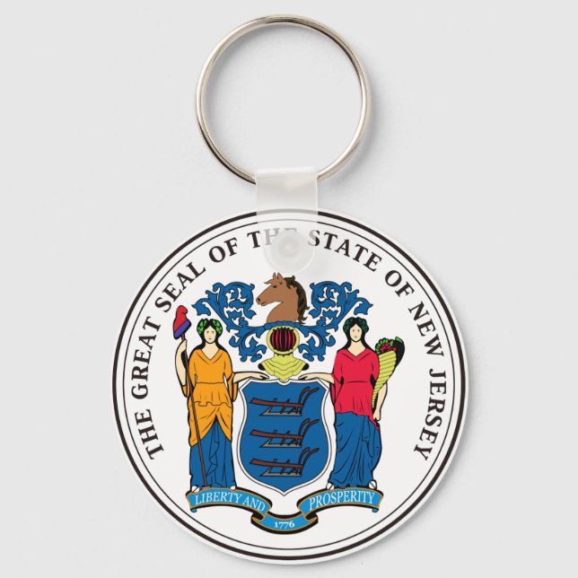 Chaveiro New Jersey State Seal (Frente)