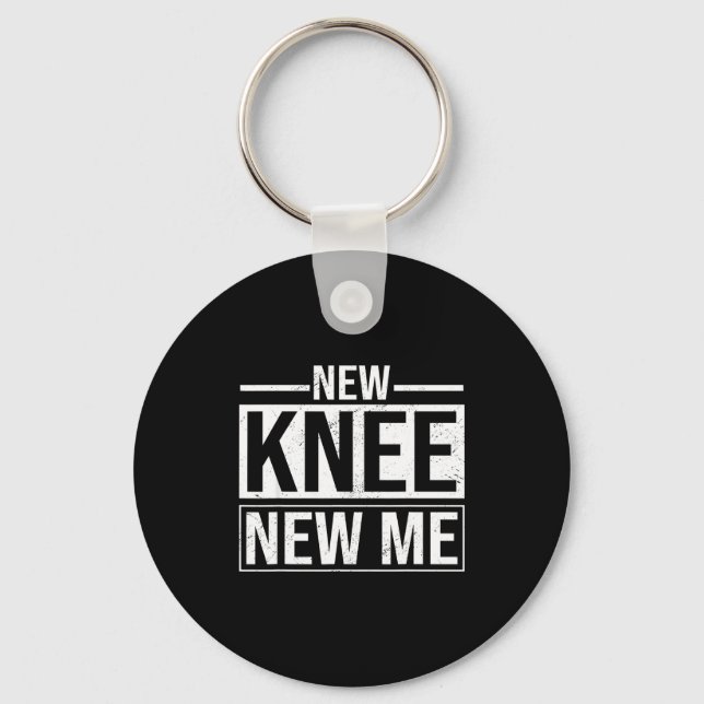 Chaveiro New Knee New Me Funny Knee Replacement Surgery Rec (Frente)