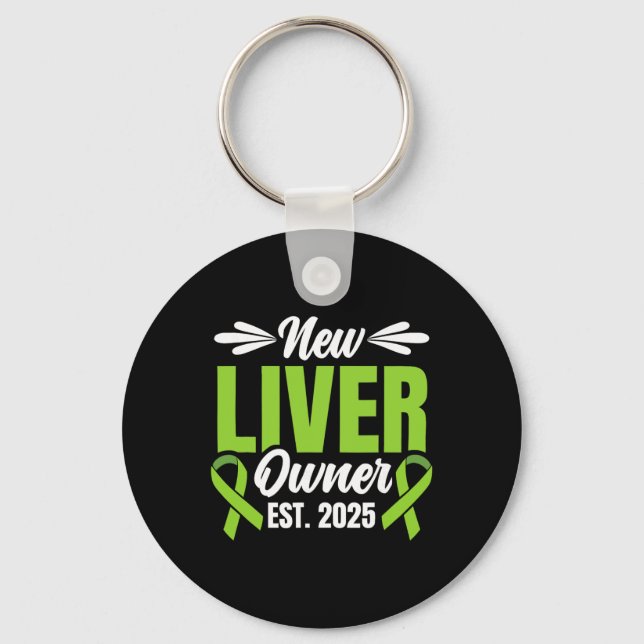Chaveiro New Liver Owner Est. 2025 - Liver Transplant Recie (Frente)