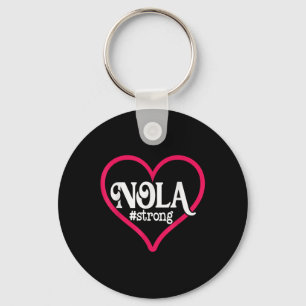 Chaveiro New Orleans Nola Strong Heart Tee New Orleans