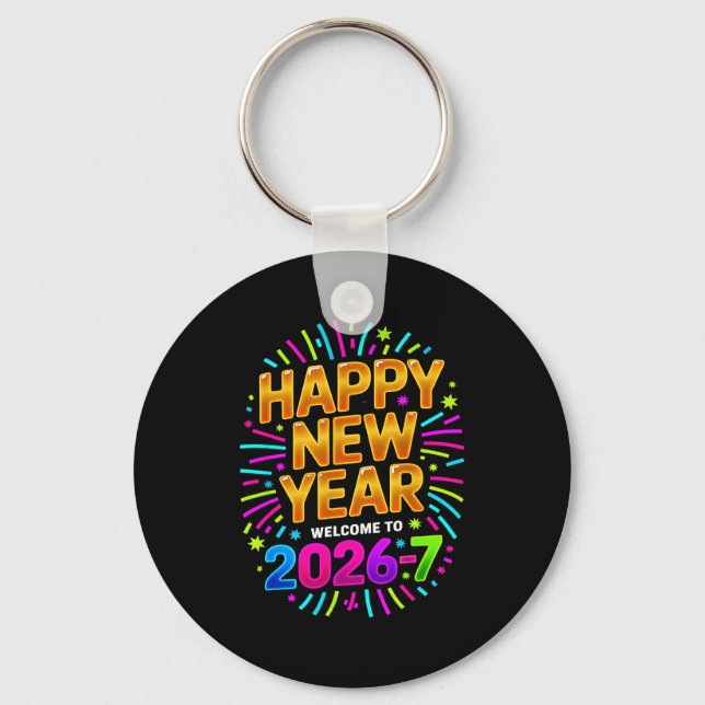Chaveiro New Year's Eve Happy New Year 2026-7 Funny 67 Kids (Frente)