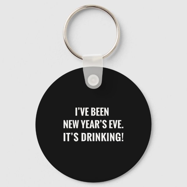 Chaveiro New Year's Party Gift Funny Drinking Tipsy Celebra (Frente)
