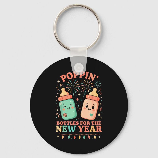 Chaveiro New Years Shirt, Nurse Png Bottles For The New Yea (Frente)