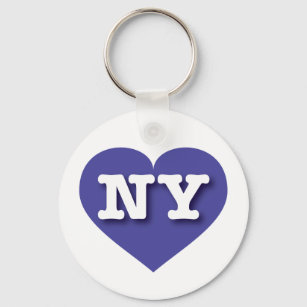 Chaveiro New York Blue Heart - Eu amo NY