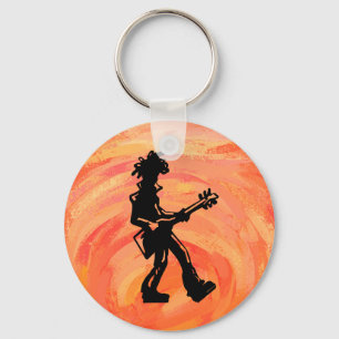 Chaveiro New York Boogie Nights Guitar Orange