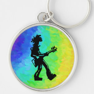 Chaveiro New York Boogie Nights Guitar Rainbow