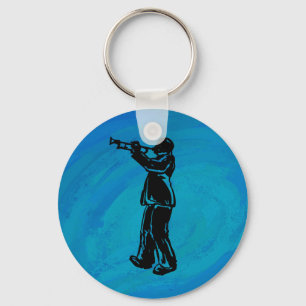 Chaveiro New York Boogie Nights Trompete Azul
