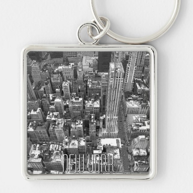 Chaveiro New York Cityscape Key Chain Souvenirs (Frente)
