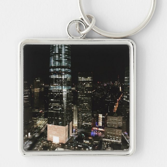 Chaveiro New York Night Centro Manhattan Skyline NYC (Frente)