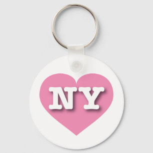 Chaveiro New York Pink Heart - Eu amo NY