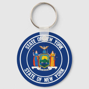 Chaveiro New York Round Emblem
