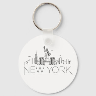 Chaveiro New York Stylized Skyline