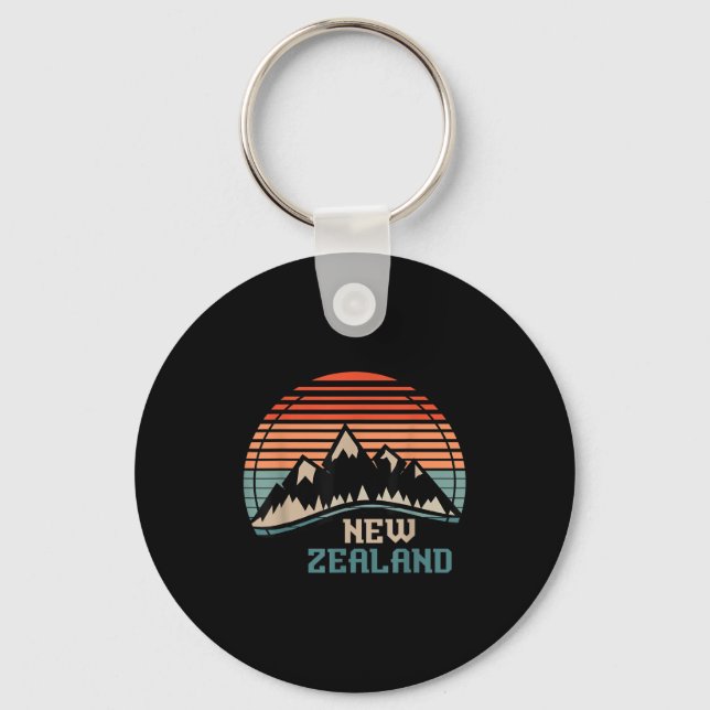 Chaveiro New Zealand Mountain Hiking Gift New Zealand  (Frente)