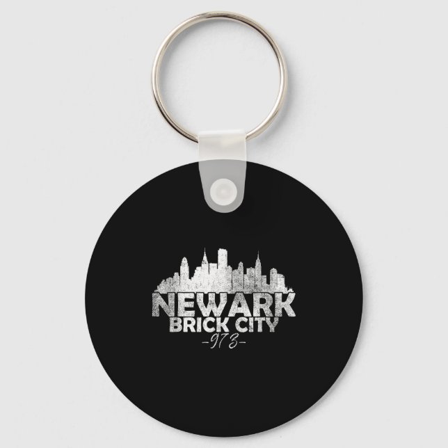 Chaveiro Newark New Jersey Nj Brick City Skyline  (Frente)