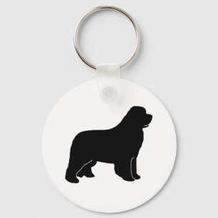 Chaveiro Newfoundland dog silhouette