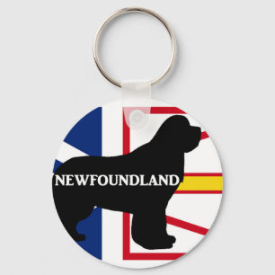 Chaveiro Newfoundland name silo on flag.png
