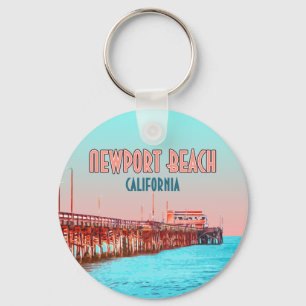 Chaveiro Newport Beach California Balboa Pier Vintage