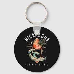 Chaveiro Nicarágua Nica Surf Vintage Surfe Surfista