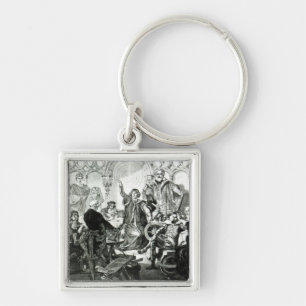 Chaveiro Nicolau Copérnico que explica sua teoria