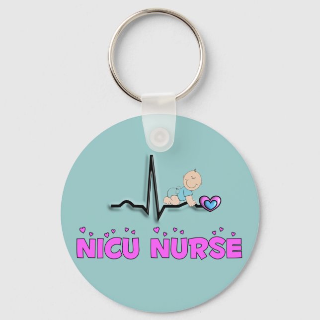 Chaveiro NICU Enfermeira QRS Design (Frente)