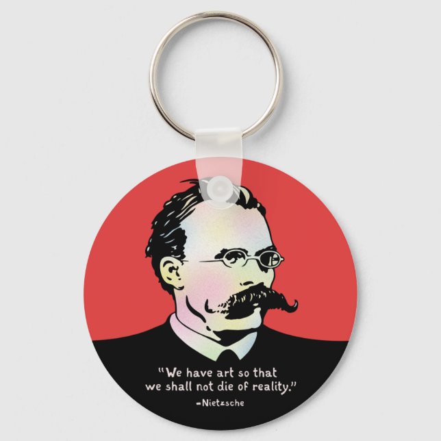 Chaveiro Nietzsche - Art v. Reality (Frente)